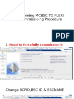 BIH-Rehoming MCBSC TO FLEXI BSC Commissioing Procedure