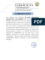 Comunicado #2 Nombramiento de Excluidos