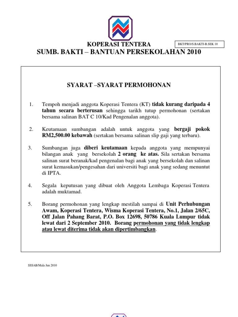 Alamat Koperasi Tentera Ipoh