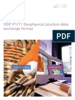 OGP P1/11 Geophysical Position Data Exchange Format: Positioning Integrity