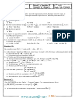 Devoir de Maison N°2 - Bac Math (2013-2014) MR Khammour Khalil