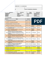 Cronograma Probabilidad y Estadística 2019