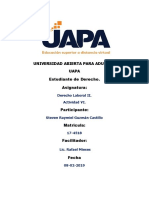 Derecho Laboral 2 Tarea 6