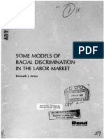 K. Arrow - Some Models of Racial Discrimination in The Labor Market (1971)