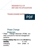 ENERGY STORAGE-Phase Change Materials