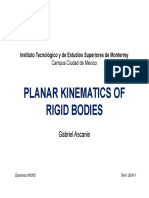 Planar Kinematics of Rigid Bodies: Gabriel Ascanio