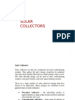 SOLAR COLLECTORS-air heating collectors liquid heating –Temperature distributions