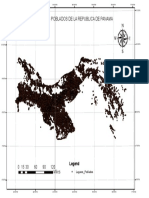 Populated Places Map of Panama