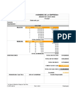 Plantilla Excel Formato Arqueo Caja Chica