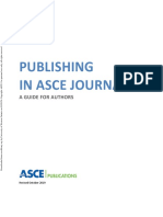 Publishing in Asce Journals: A Guide For Authors