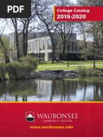 Waubonsee Catalog 2019-2020