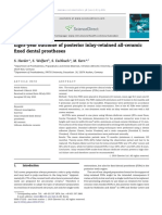 Eight-year outcome of posterior inlay-retained all-ceramic fixed dental prostheses