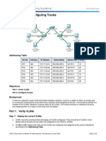 3.2.2.4 Packet Tracer - Configuring Trunks Instructions