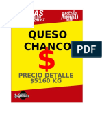 Precio Quesos