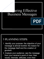 Preparing Effective Business Messages