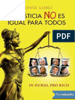 La Justicia No Es Igual para Todos - Montserrat Suarez Abad PDF