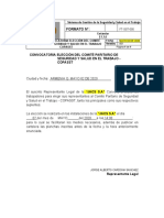 FT-SST-005 Formato Convocatoria Elección Del COPASST