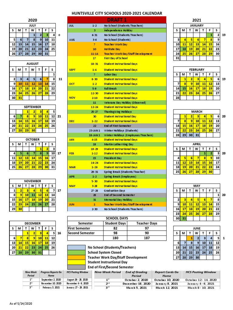 hcs calendar proposal (draft 1) | pdf | academic term | festival