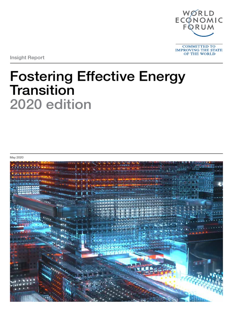 WEF Fostering Effective Energy Transition 2020 Edition | PDF ...