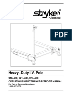 Heavy-Duty I.V. Pole: Operations/Maintenance/Retrofit Manual