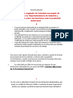 Discurso patentes Colombia regulador propiedad intelectual