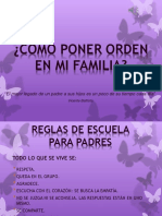 ORDEN EN LA FAMILIA