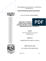 TESIS Proceso Constructivo de Una Estructura Con Piso A Base de Elementos Presforzados