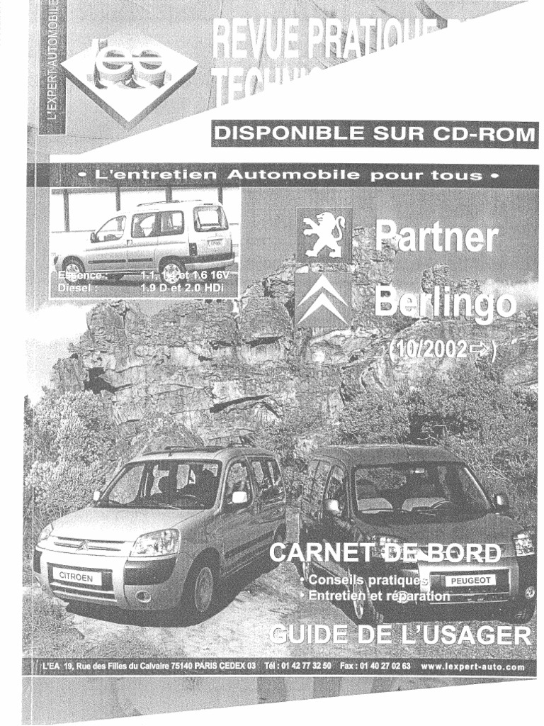 Tuyau d'admission d'air Berlingo/Partner DW10TD RHY - Équipement auto