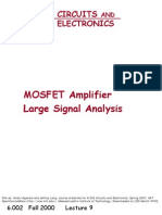 MOSFET Amplifier Large Signal Analysis: Circuits Electronics