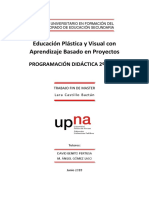 La Educacion Artistica Basada en Proyectos Abp 2020