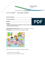 Taller 2 Periodo Lenguaje Grado 1° PDF