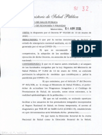 Procedimiento Diagnóstico Covid-19 en PIAS