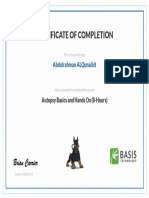 Certificate of Completion: Abdulrahman Alqunaibit