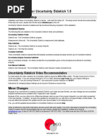 Release Notes For Uncertainty Sidekick 1.0: Installation and Setup
