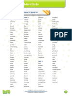 Spelling Bee Word Lists: English World Level 3 Word List