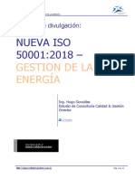 Nueva Iso 50001 2018 Gestion de La Energia