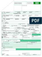 Declaracion de exportacion piña deshidratada