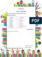 Colors Los Colores: Activities