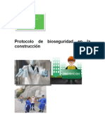Protocolo de Bioseguridad en La Construcción