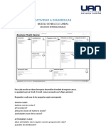 ACTIVIDAD A DESARROLLAR (Modelo de Negocio CANVAS)