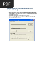 CitiXsys License Installation - MAC ID Specific - PDF - (Xu6477)