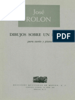 Rolon Jose Dibujos Sobre Un Puerto para Canto y Piano PDF