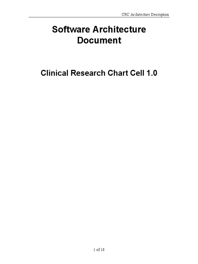 CRC Software Architecture Overview | PDF | Web Service ...
