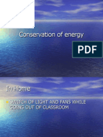 Conservation of Energy