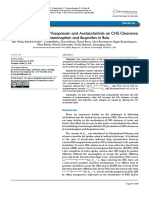 The Effects of Arginine Vasopressin and Acetazolamide On Cns Clearance of Acetaminophen and Ibuprofen in Rats