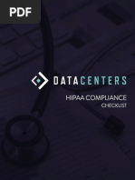 HIPAA Compliance Checklist