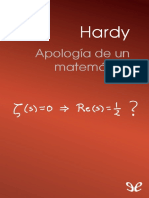 Apologia de Un Matematico G H Hardy.15bd