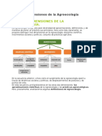 Las tres dimensiones de la Agroecología