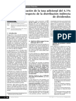 Aplicacion de La Tasa Adicional Del 4 1 Respecto A La Distribucion Indirecta de Dividendos PDF