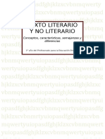 Texto Literario y No Literario